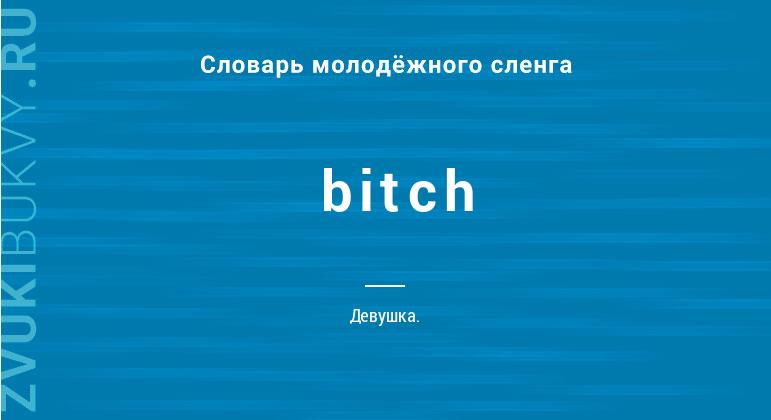 Значение слова Bitch