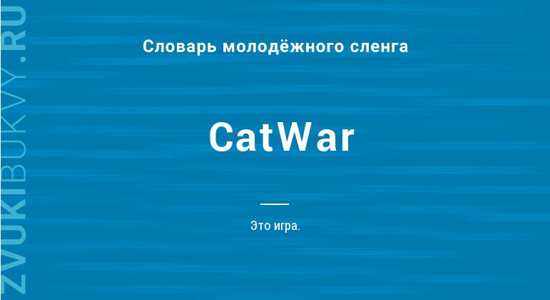 Значение слова CatWar