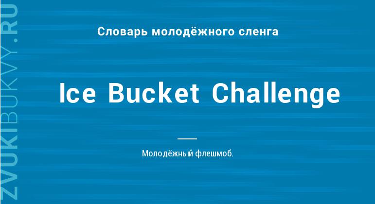 Значение слова Ice Bucket Challenge